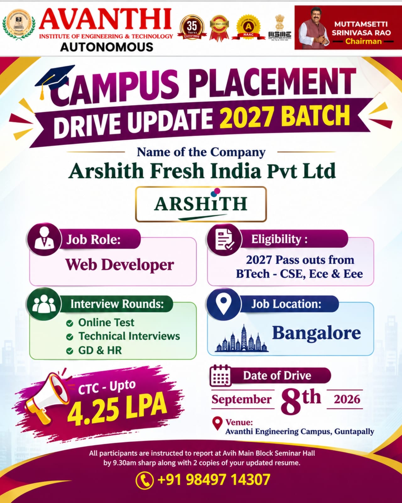 Avanthi Event